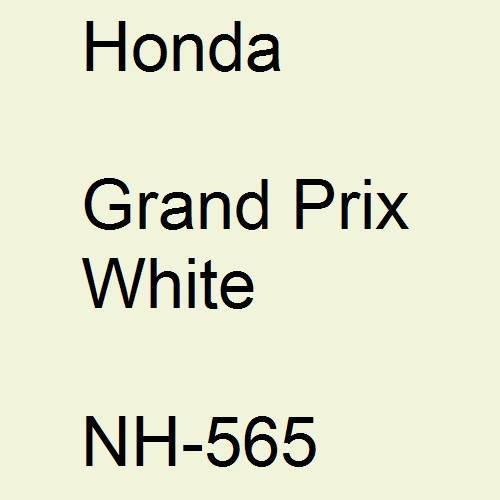 Honda, Grand Prix White, NH-565.